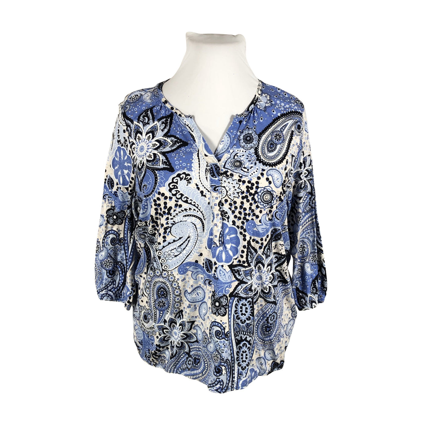 Unisex Soyaconcept - Tricot shirt, size 44 - Blue (1)