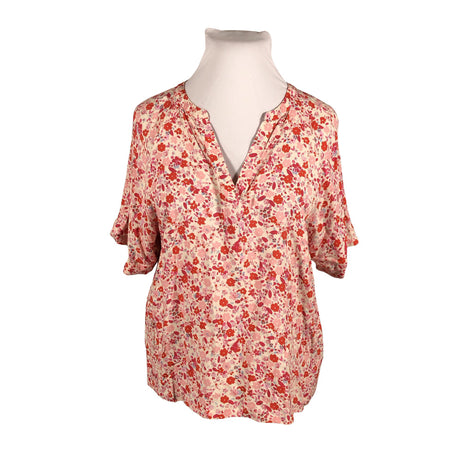 Unisex Part two - Short-sleeved blouse, size 48 - Natural white ()