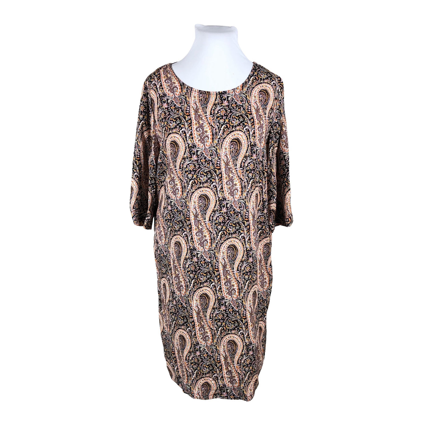 Unisex Soyaconcept - Schiffon dress, size 42 - Black (1)