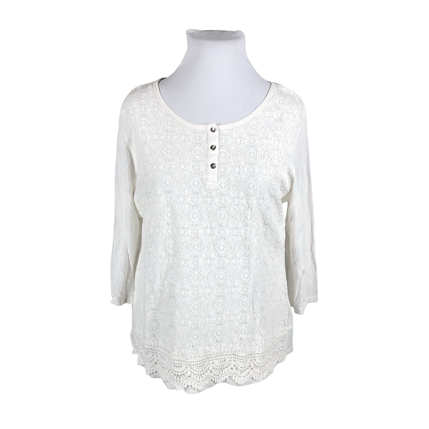 Unisex Luhta - Blouse, size 46 - Natural white (2)