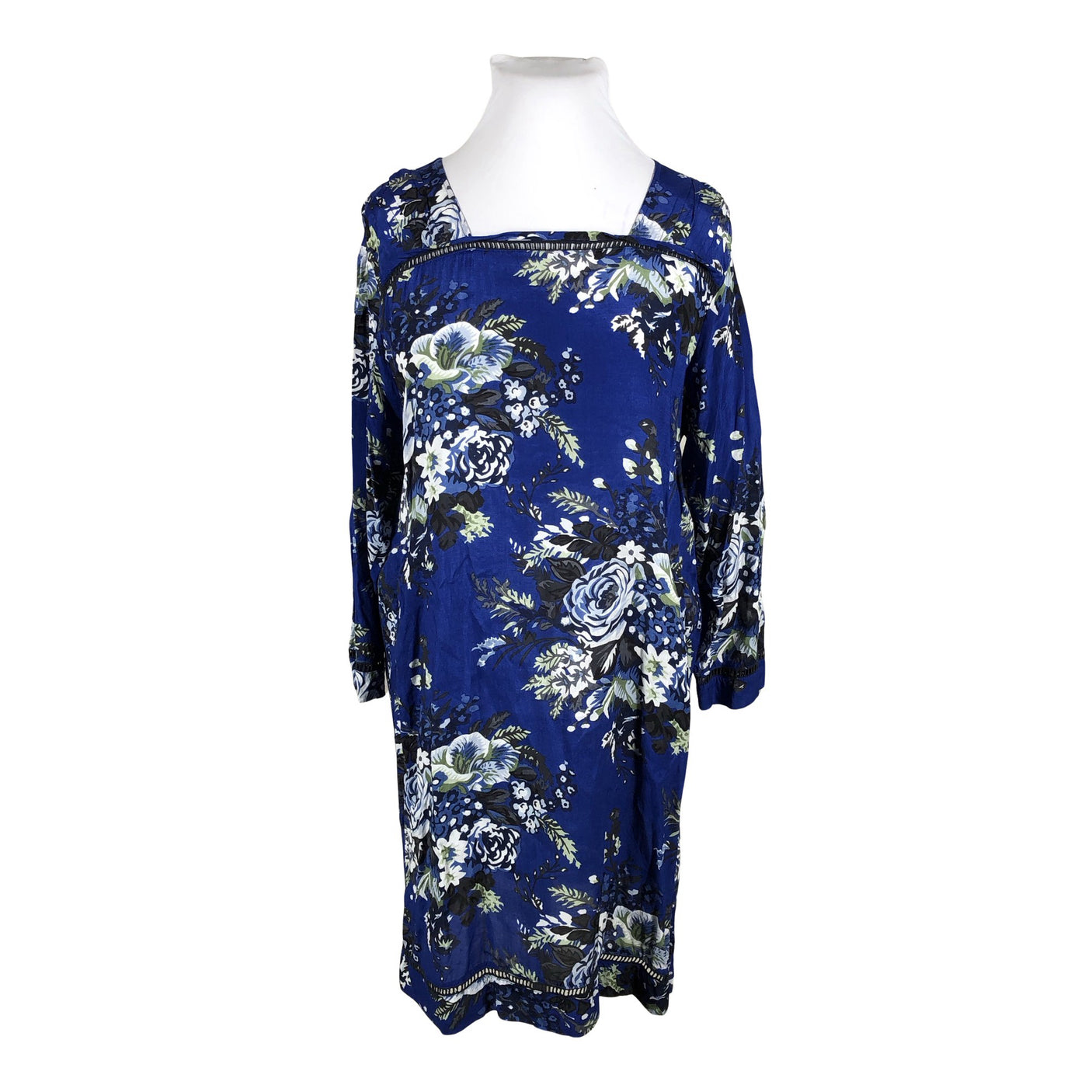 Unisex The Masai - Schiffon dress, size 42 - Blue (1)