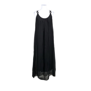 Unisex Marta - Schiffon dress, size 36 - Black (1)