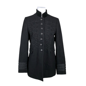 Unisex White Label - Wool coat, size 40 - Black (1)