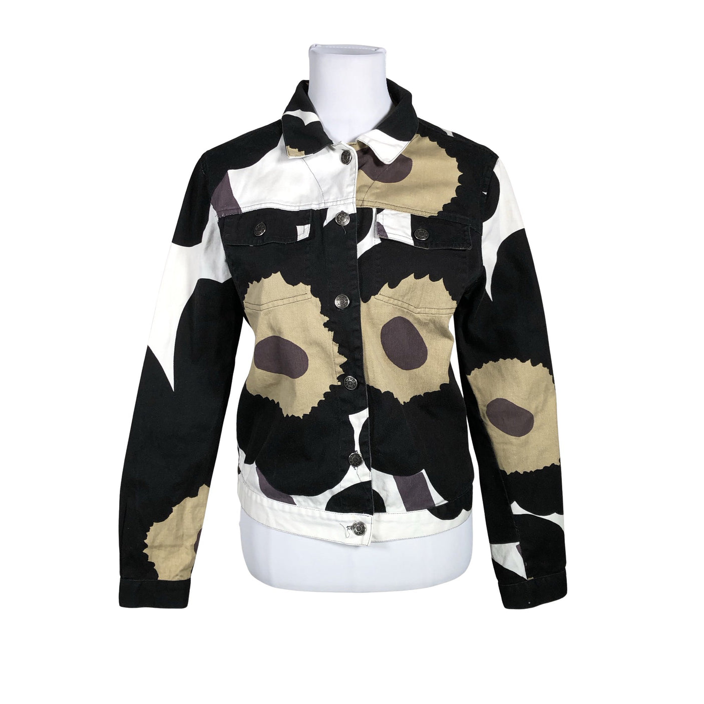 Unisex Marimekko - Denim jacket, size 38 - Natural white (1)
