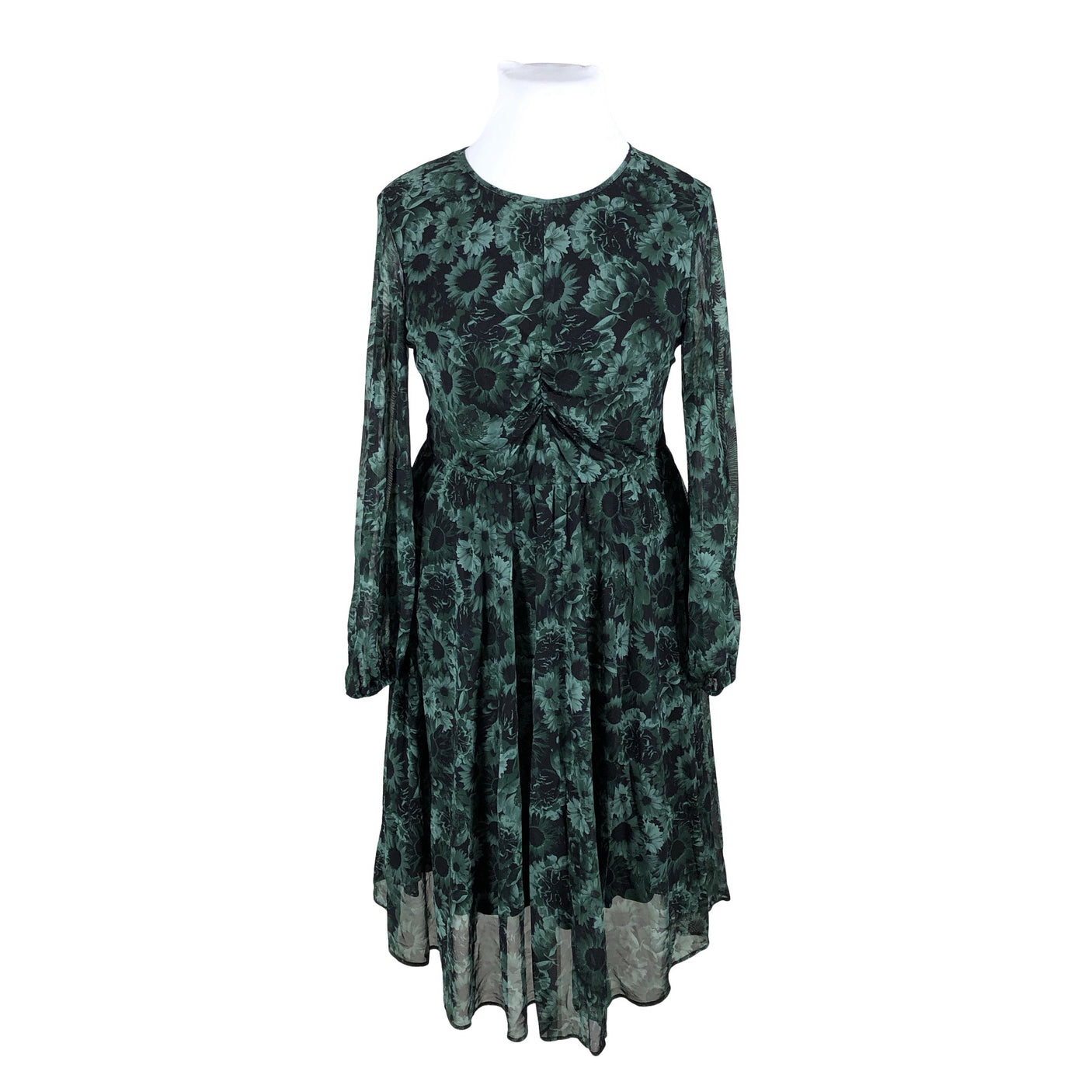 Unisex Camicettasnob - Schiffon dress, size 42 - Green (2)