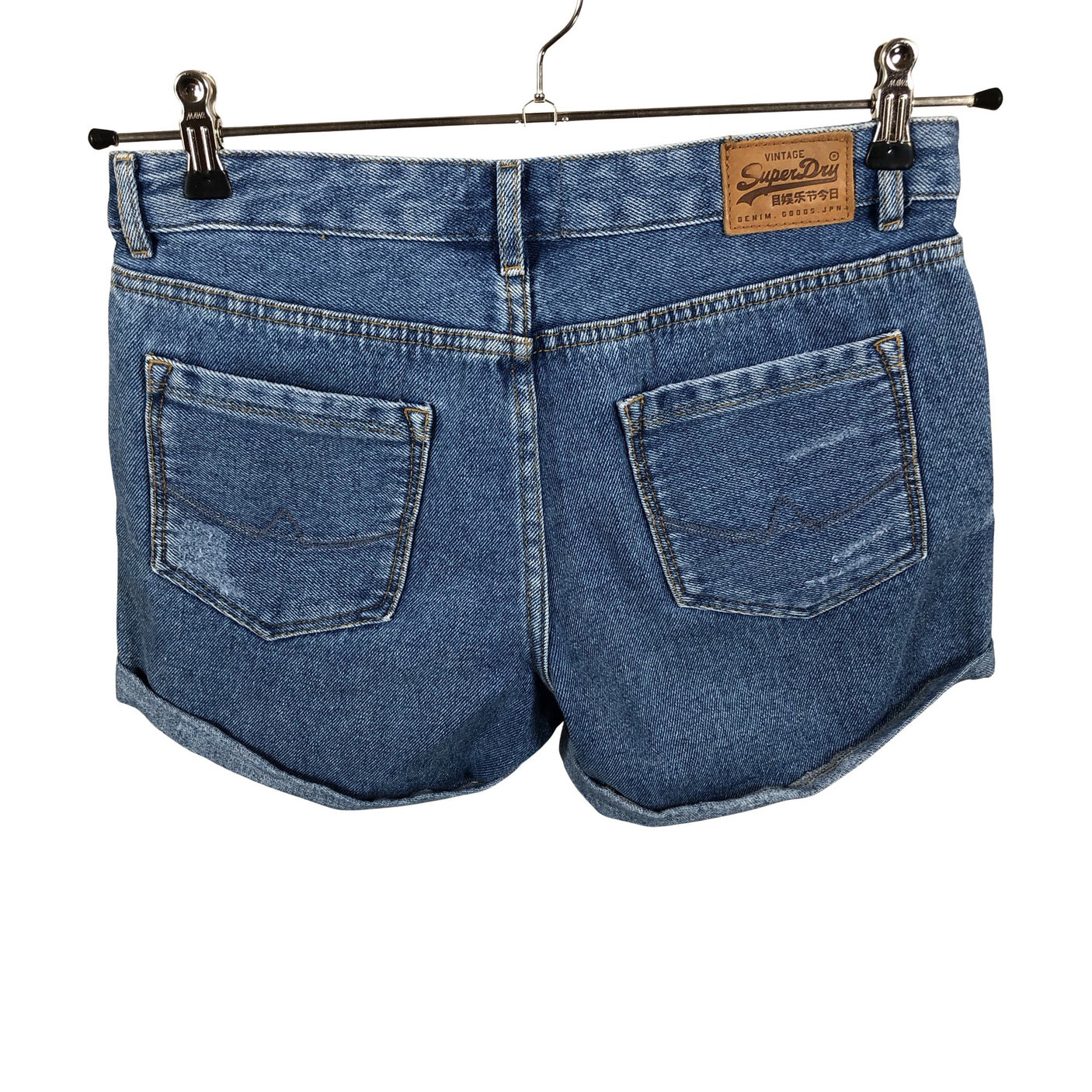 Unisex Superdry - Denim shorts, size W25 - Blue (4)