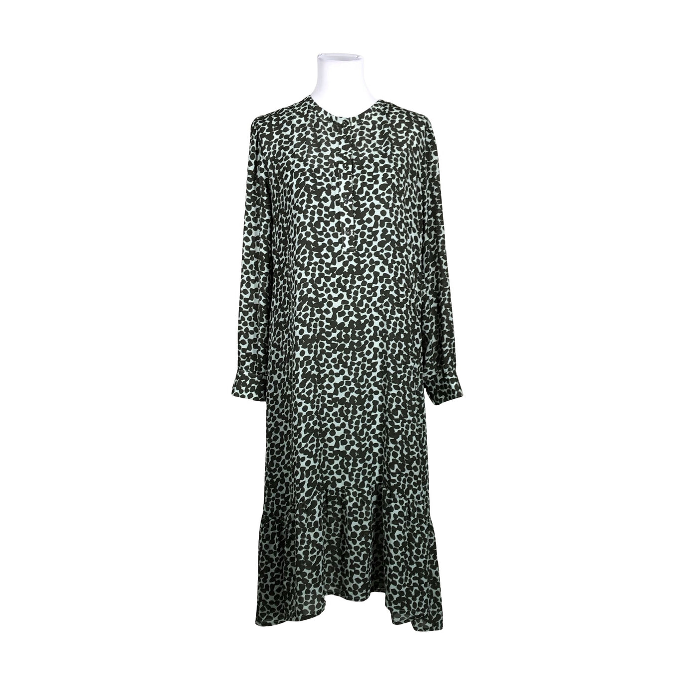 Unisex MSCH Copenhagen - Schiffon dress, size 40 - Green (1)