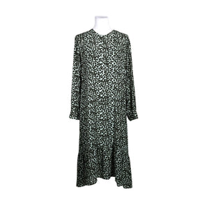 Unisex MSCH Copenhagen - Schiffon dress, size 40 - Green (1)