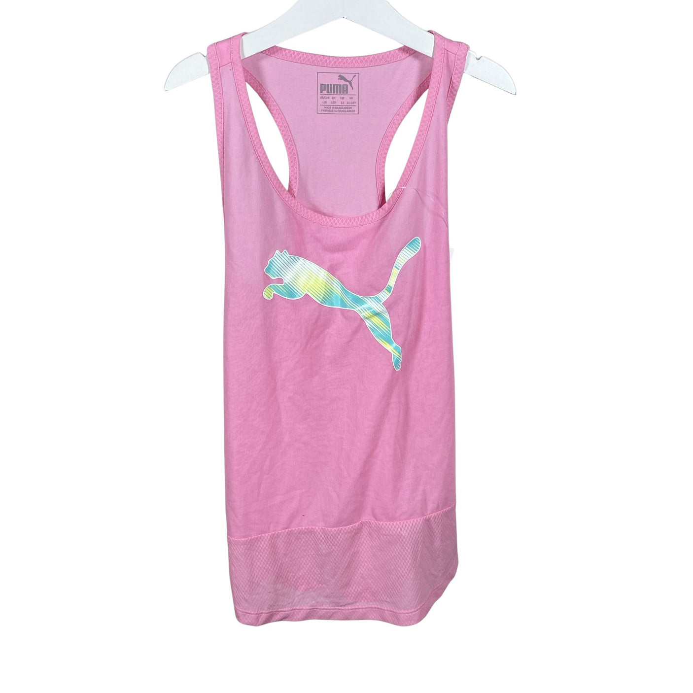 Unisex Puma - Tricot tank top, size 146 - 152 - Light pink (1)