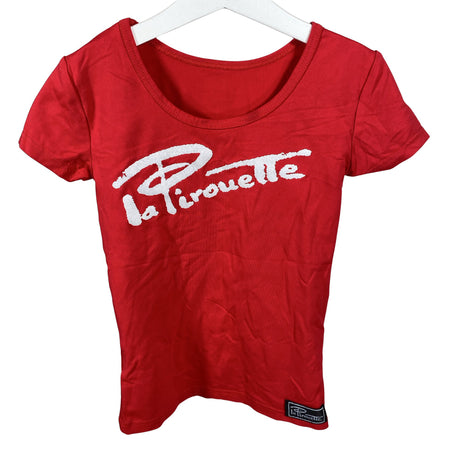 Unisex La Pirouette - Sports shirt, short sleeve, size 134 - 140 - Red ()