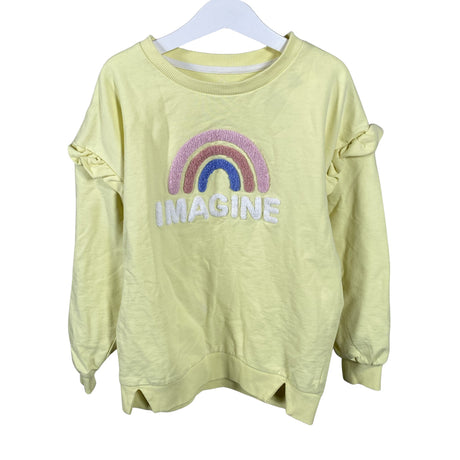Unisex TEX - Sweatshirt, size 134 - 140 - Yellow ()