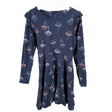 Unisex Polarn O. Pyret - Tricot dress, size 146 - 152 - Blue ()
