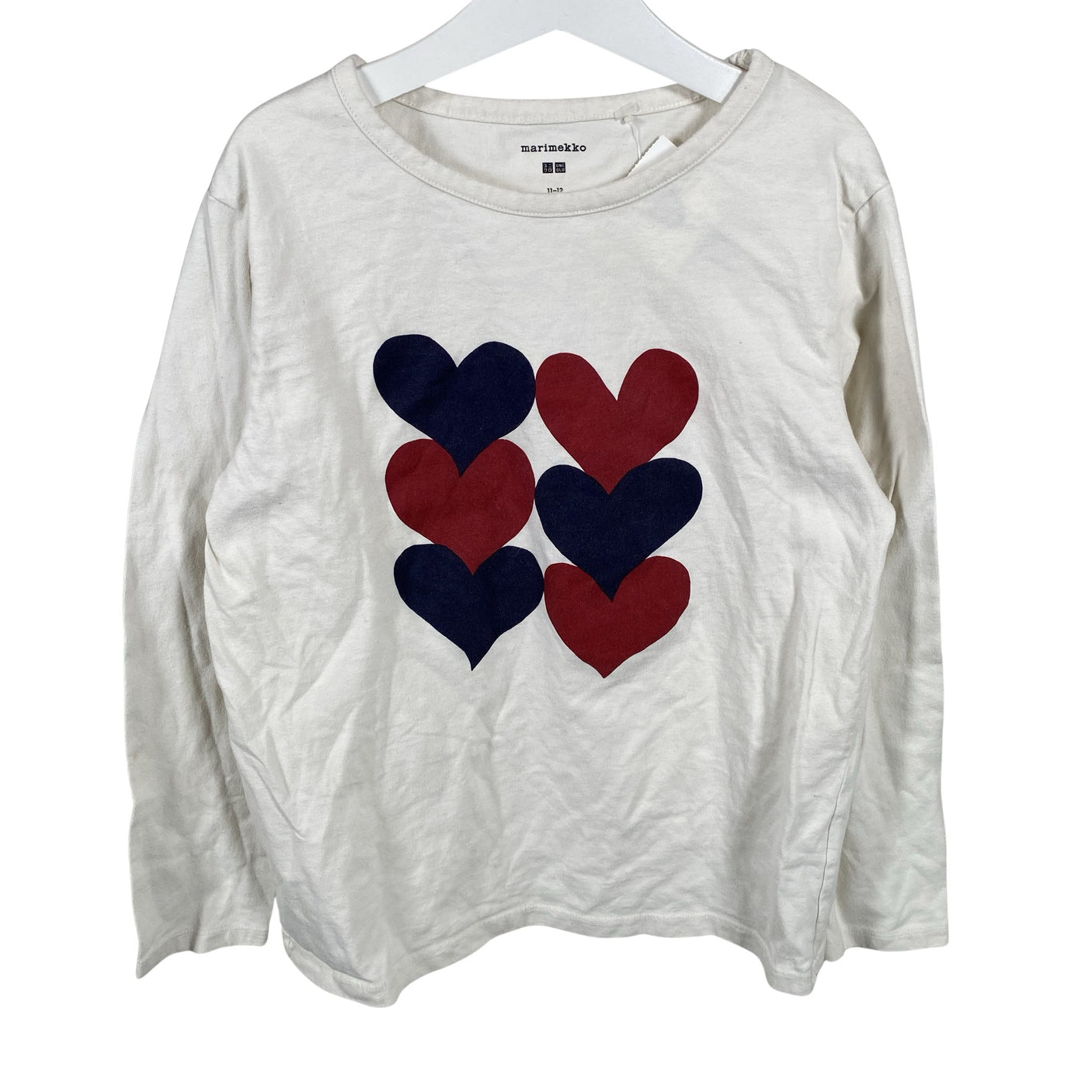 Unisex Uniqlo - Tricot shirt, size 146 - 152 - White (1)