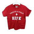 Unisex Russell Athletic - T-shirt, size 122 - 128 - Red ()