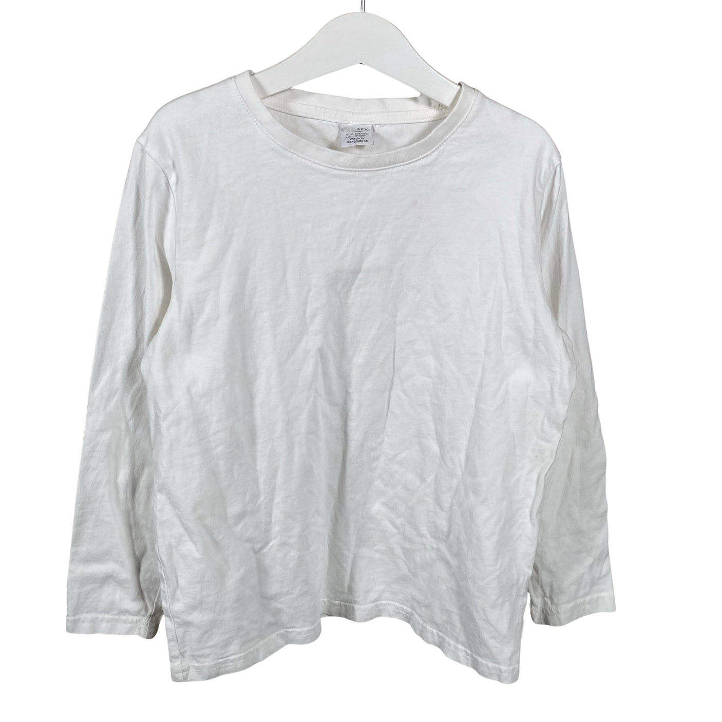Unisex Lindex - Tricot shirt, size 134 - 140 - White (1)