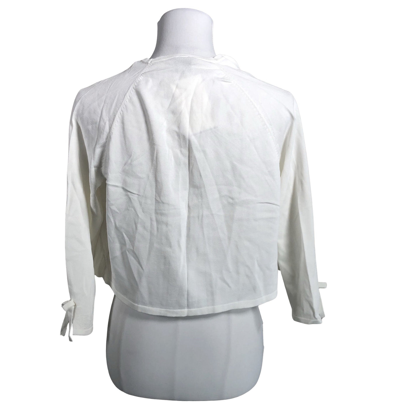 Unisex s.Oliver - Knit bolero jacket, size 40 - White (2)