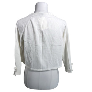 Unisex s.Oliver - Knit bolero jacket, size 40 - White (2)