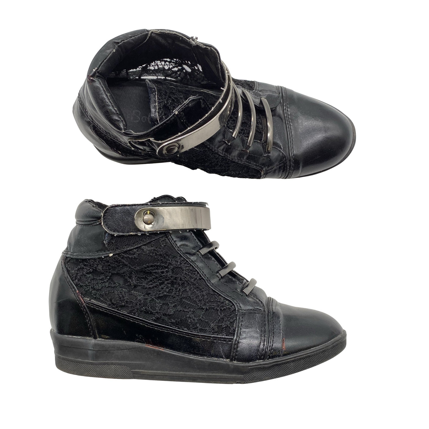 Unisex SoWhat - Wedge heel shoes, size 36 - Black (1)