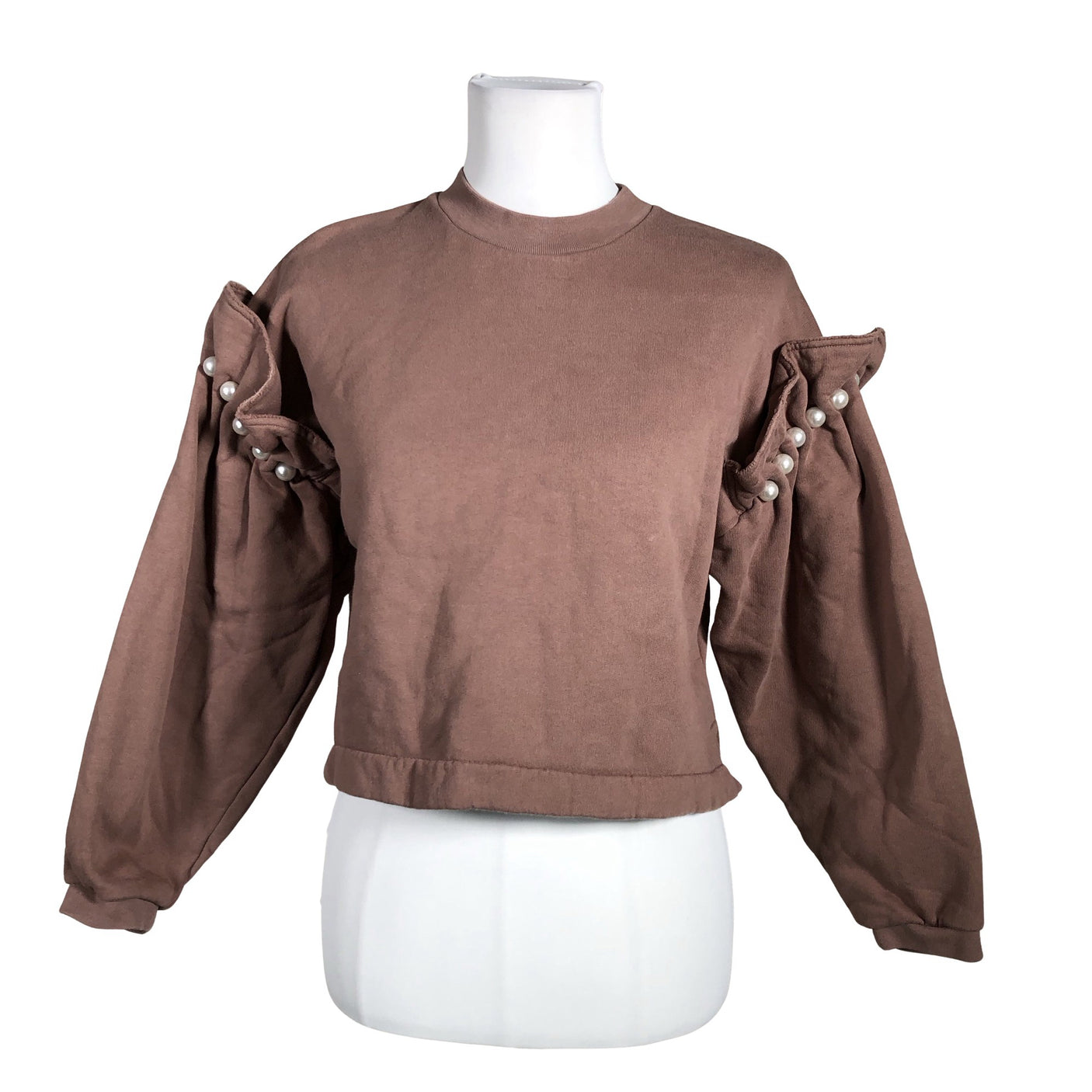Unisex Mother of pearl - Sweatshirt, size 34 - Brown (1)
