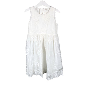 Unisex Bogi - Party dress, size 104 - 110 - White (1)