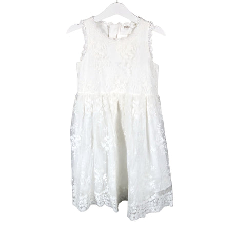 Unisex Bogi - Party dress, size 104 - 110 - White ()