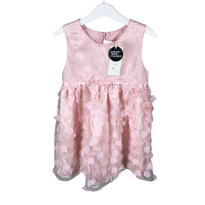 Unisex Mingnelin - Party dress, size 104 - 110 - Light pink (1)