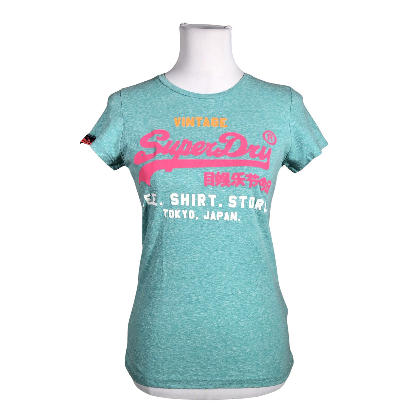Unisex Superdry - T-shirt, size 38 - Turquoise (1)