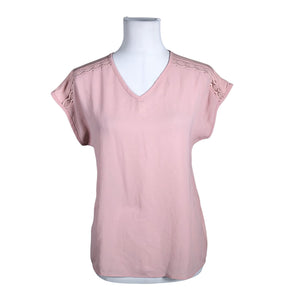 Unisex Esprit - Short-sleeved blouse, size 36 - Light pink (1)