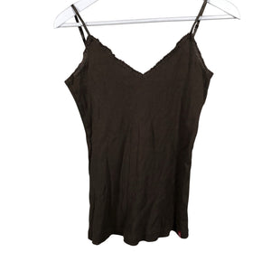 Unisex Esprit - Tricot tank top, size 36 - Brown (1)
