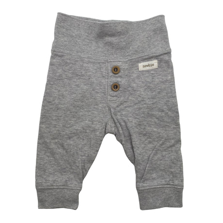 Unisex Newbie - Tricot pants, size 56 - 62 - Gray ()