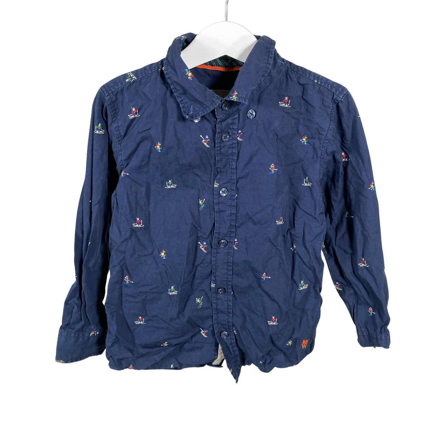 Unisex Holly & Whyte by Lindex - Collared shirt, size 110 - 116 - Blue (1)