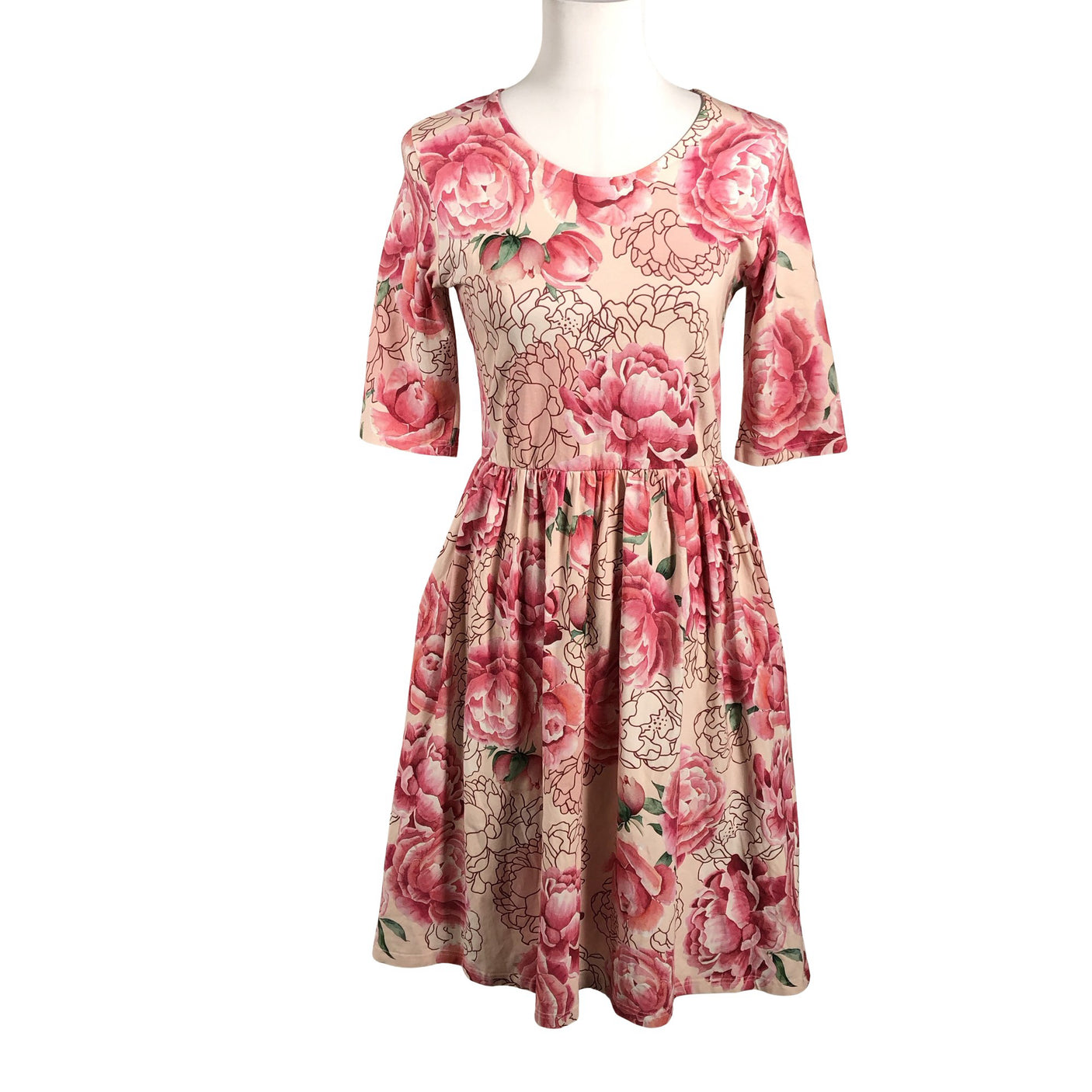 Unisex Versonpuoti - Tricot dress, size 36 - Light pink (1)