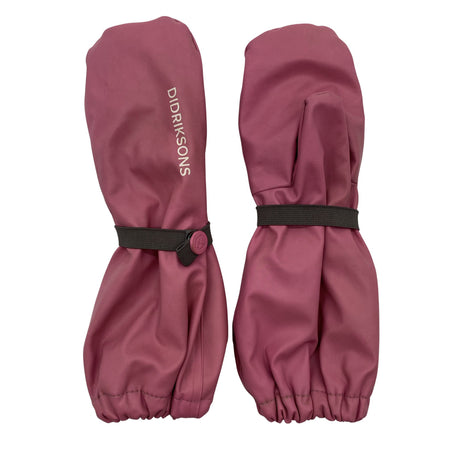 Unisex Didriksons - Rain mittens, size 3 - 4 vuotta - Light pink ()