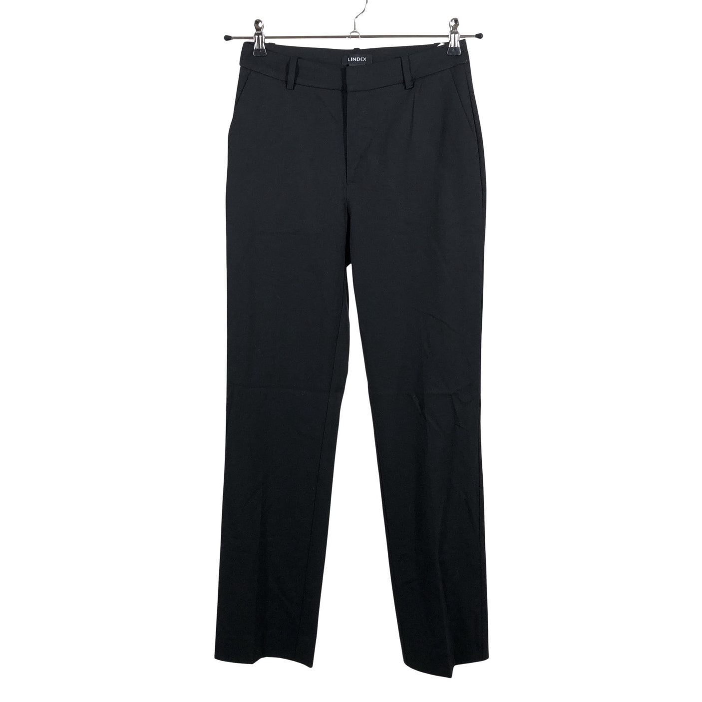 Unisex Lindex - Straight leg trousers, size 36 - Black (1)