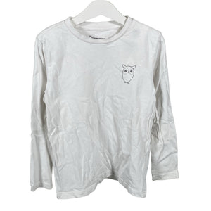 Unisex Knowledge Cotton Apparel - Tricot shirt, size 122 - 128 - White (1)