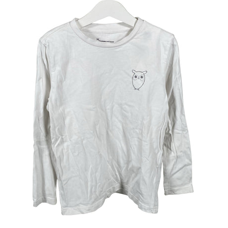 Unisex Knowledge Cotton Apparel - Tricot shirt, size 122 - 128 - White ()