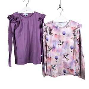 Unisex Pop & Co Helsinki - Tricot shirt, size 134 - 140 - Violet (1)