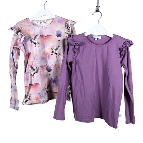 Unisex Pop & Co Helsinki - Tricot shirt, size 128 - 134 - Violet ()