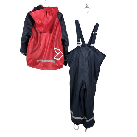 Unisex Didriksons - Rainwear, size 116 - 122 - Blue (2)