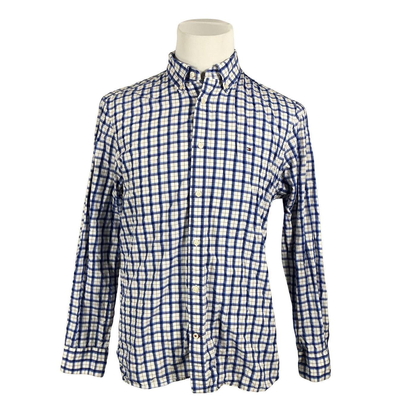 Unisex Tommy Hilfiger - Collared shirt, size L - Blue (1)