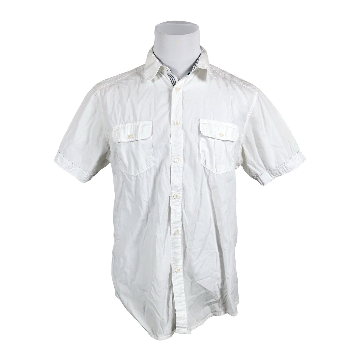 Unisex Esprit - Collared shirt, size L - White (1)