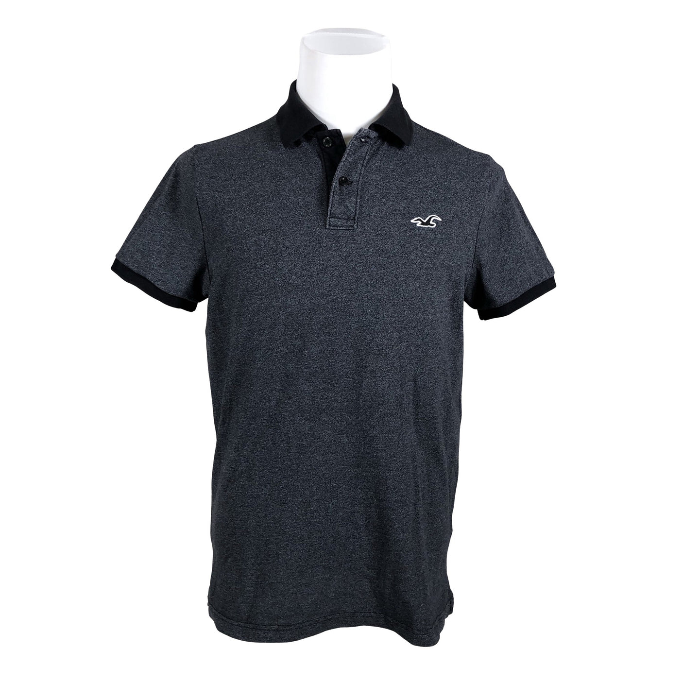 Unisex Hollister - Polo shirt, size L - Gray (1)