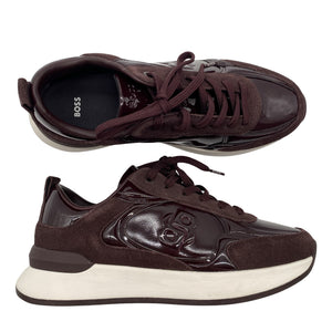 Unisex Hugo Boss - Casual sneakers, size 39 - Wine red (1)