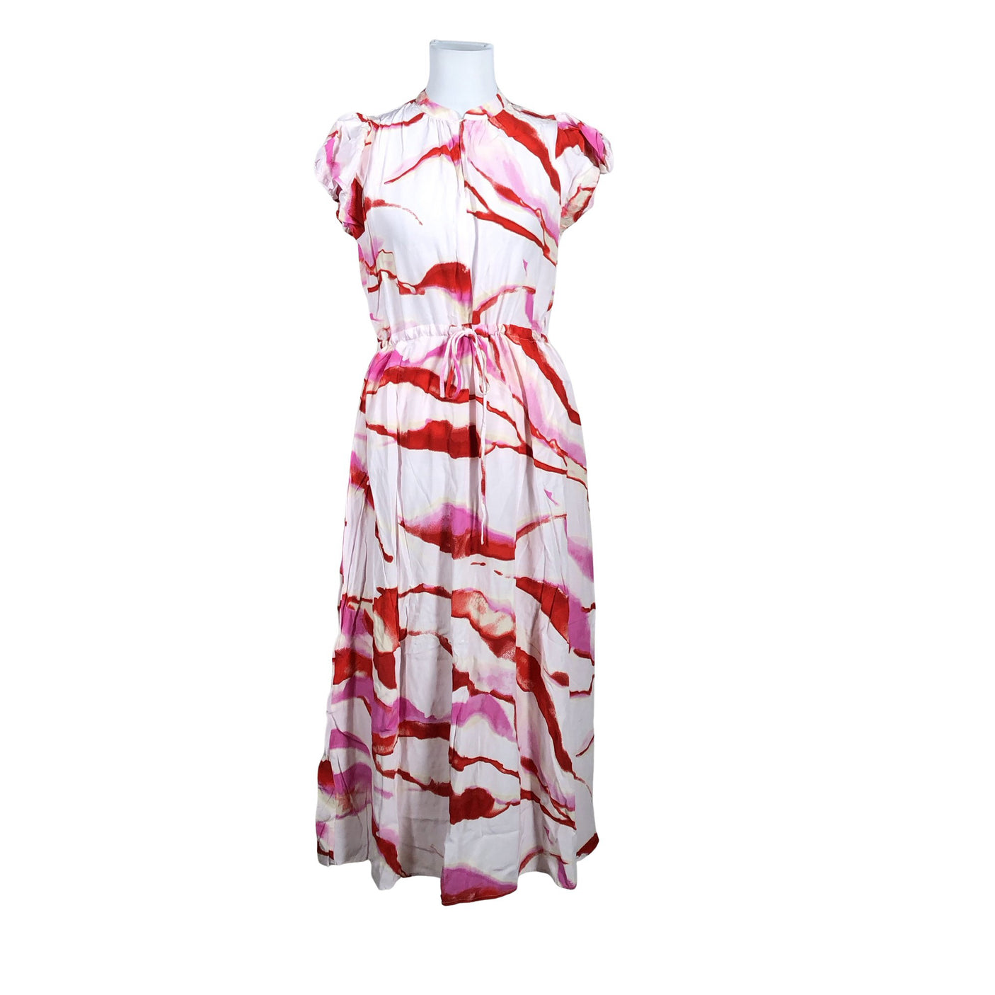 Unisex Selected - Schiffon dress, size 36 - White (1)