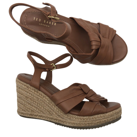 Unisex Ted Baker - Wedge sandals, size 36 - Brown ()