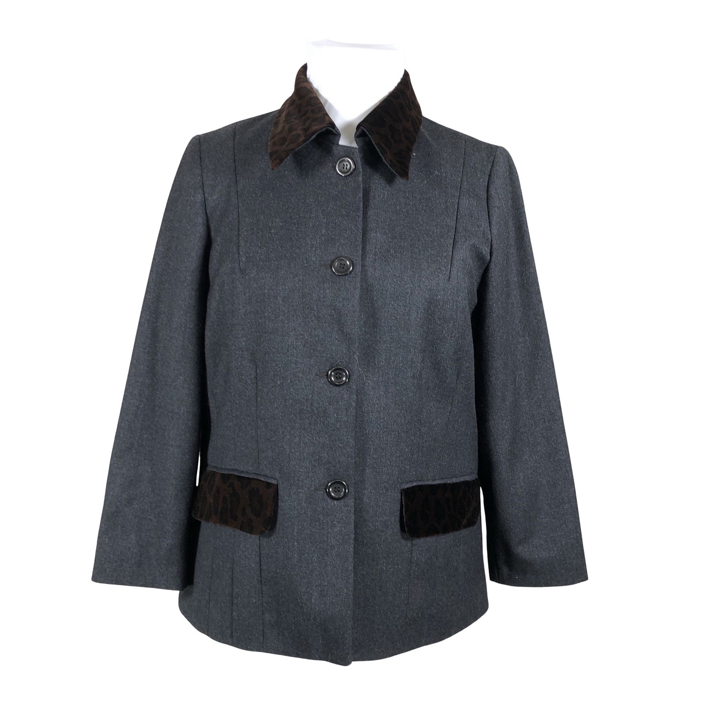 Unisex Kello - Wool coat, size 44 - Gray (1)