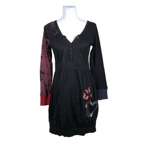 Unisex Desigual - Tricot dress, size 40 - Black (1)