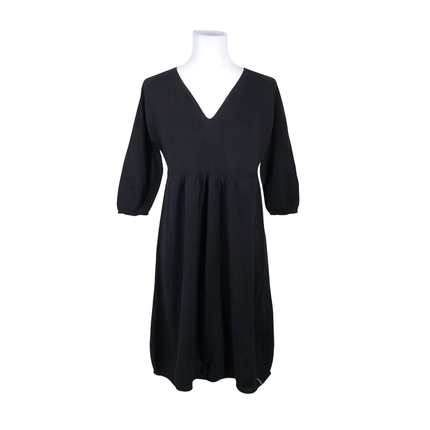 Unisex Naturaline - Knit dress, size 38 - Black (1)