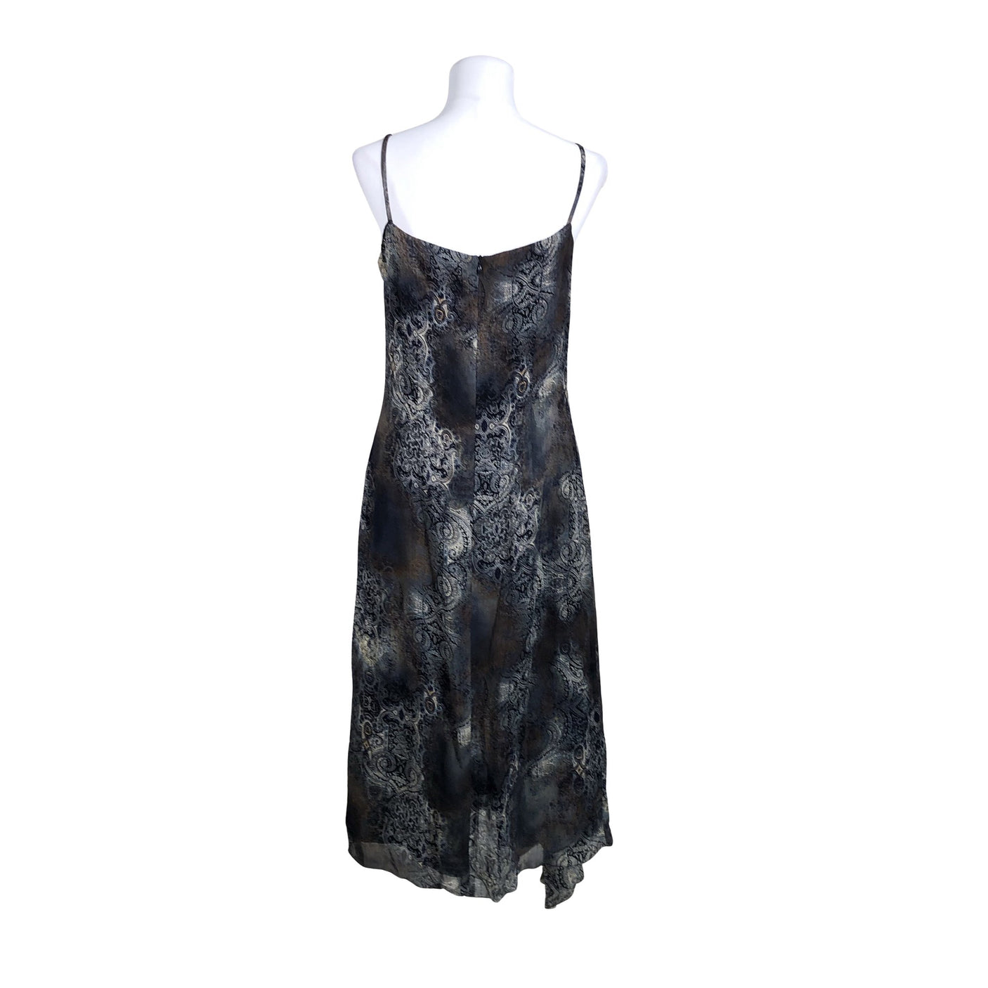 Unisex Your Face - Schiffon dress, size 36 - Blue (2)