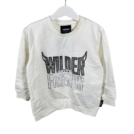 Unisex Reima - Sweatshirt, size 98 - 104 - White ()